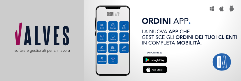 gestione ordini clienti Valves